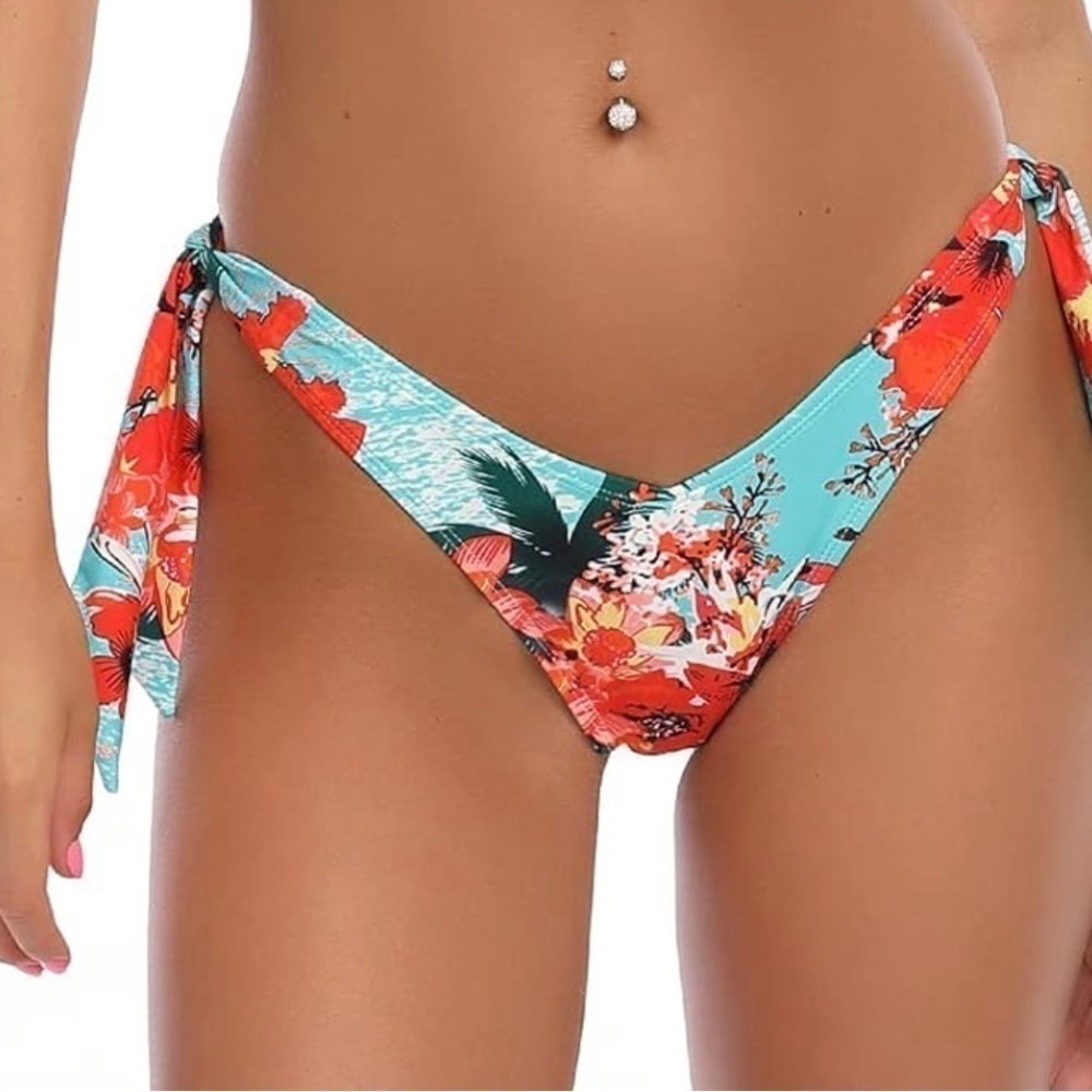 RELLECIGA Women's Minimal Coverage Bikini Bottoms Large NEW